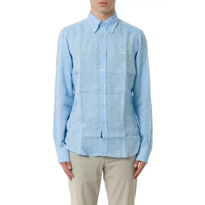Harmont&amp;Blaine CRN014010883B 807 CAMICIA 2 TES CONTRASTI INTERNI