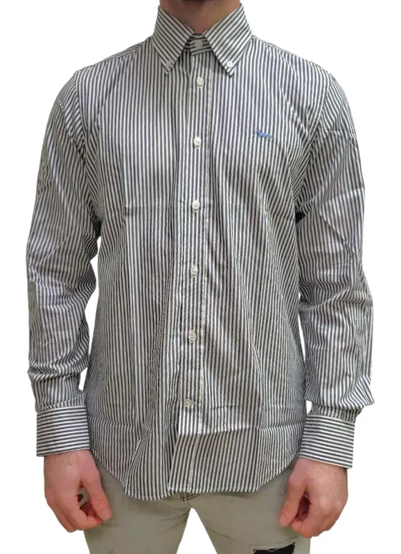Harmont&amp;Blaine CRN074013127B	815 CAMICIA 2 TES CONTRASTI INTERNI