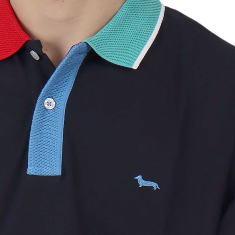 Harmont&amp;Blaine LRN430020862 801 POLO COLLO ED ORLI 3D