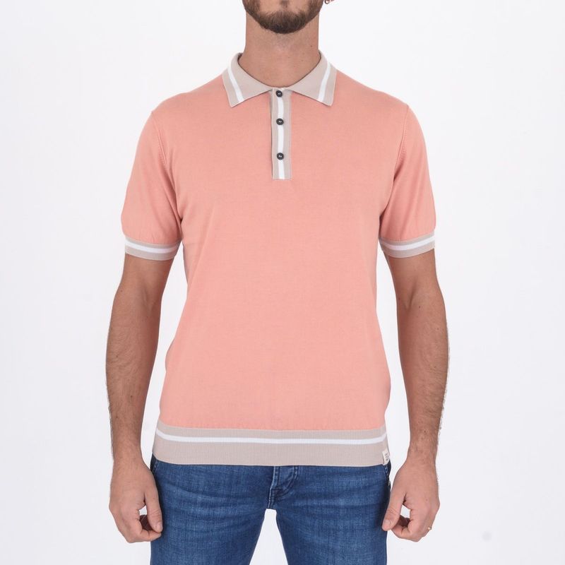 PEUTEREY ROLLE RIG PEU5453 460 POLO MAGLIA  COLLO IN CONTRATO