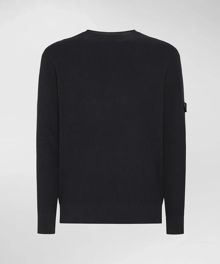 PEUTEREY GARGALLO FW02 PEU561799012365  215 Maglia in cotone a costa inglese