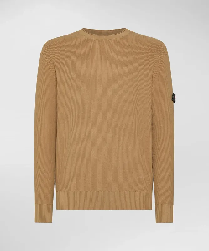 PEUTEREY GARGALLO FW02 PEU561799012365  995 Maglia in cotone a costa inglese