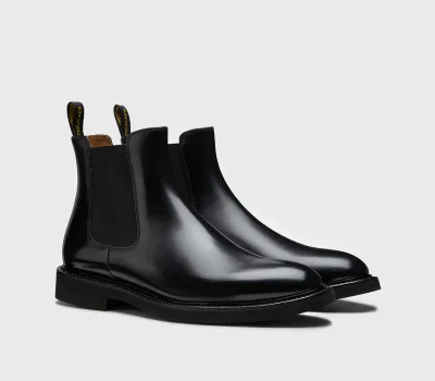 DOUCAL&#39;S DU1343GENOUF007NN00 BEATLES (GM) HORSE NERO+F.DO NERO
