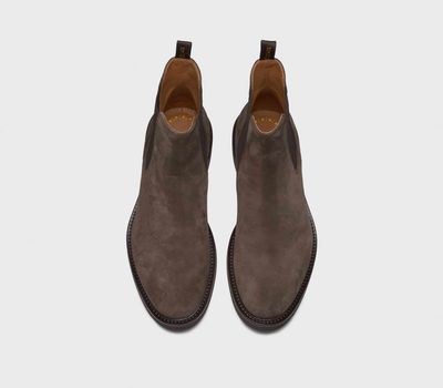 DOUCAL&#39;S DU1343GENOUF009TM23 Stivaletto Beatles Scamosciato T. MORO