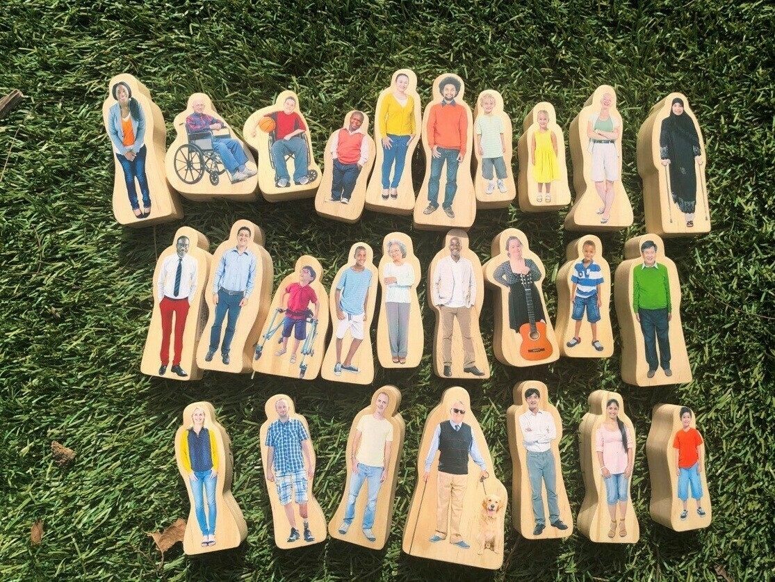 Everyone's Family Wooden People