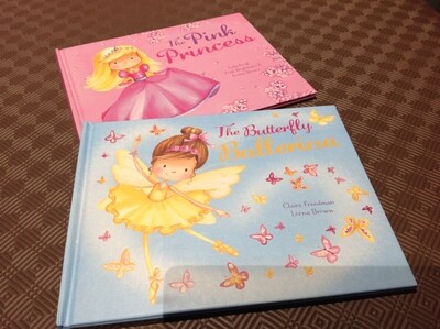 The Pink Princess and The Butterfly Ballerina Set of 2