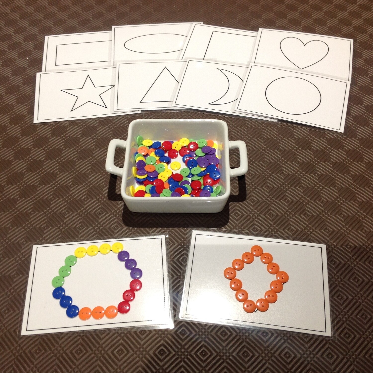 Button and Shape Play Set
