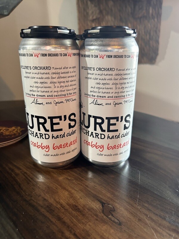 Hard Cider 4-pack Crabby Bastard