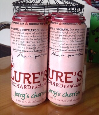 Hard Cider 4-pack Jerry's Cherries