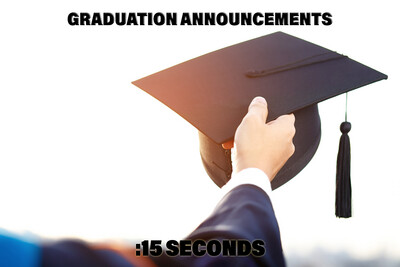 :15 sec Graduation Announcement