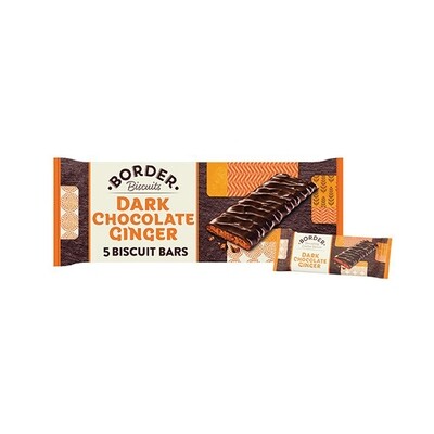 NEW! Border Biscuits - Dark Chocolate Ginger Biscuit Bars
