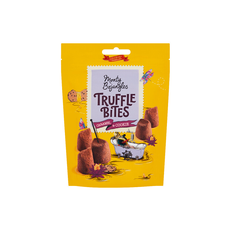 Monty Bojangles Truffle Bites - Caramel And Cookie (100g)