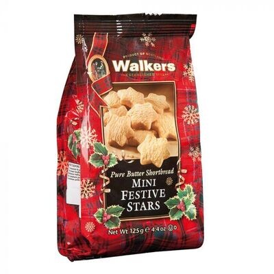 Walker's Mini Shortbread Stars Bag