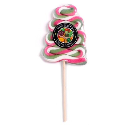 Xmas Tree swirl lolly (Pepermint Flavour)