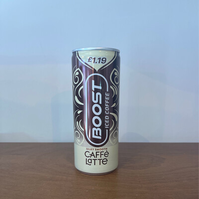 NEW IN! Boost Iced Coffee caffe latte (250mle)