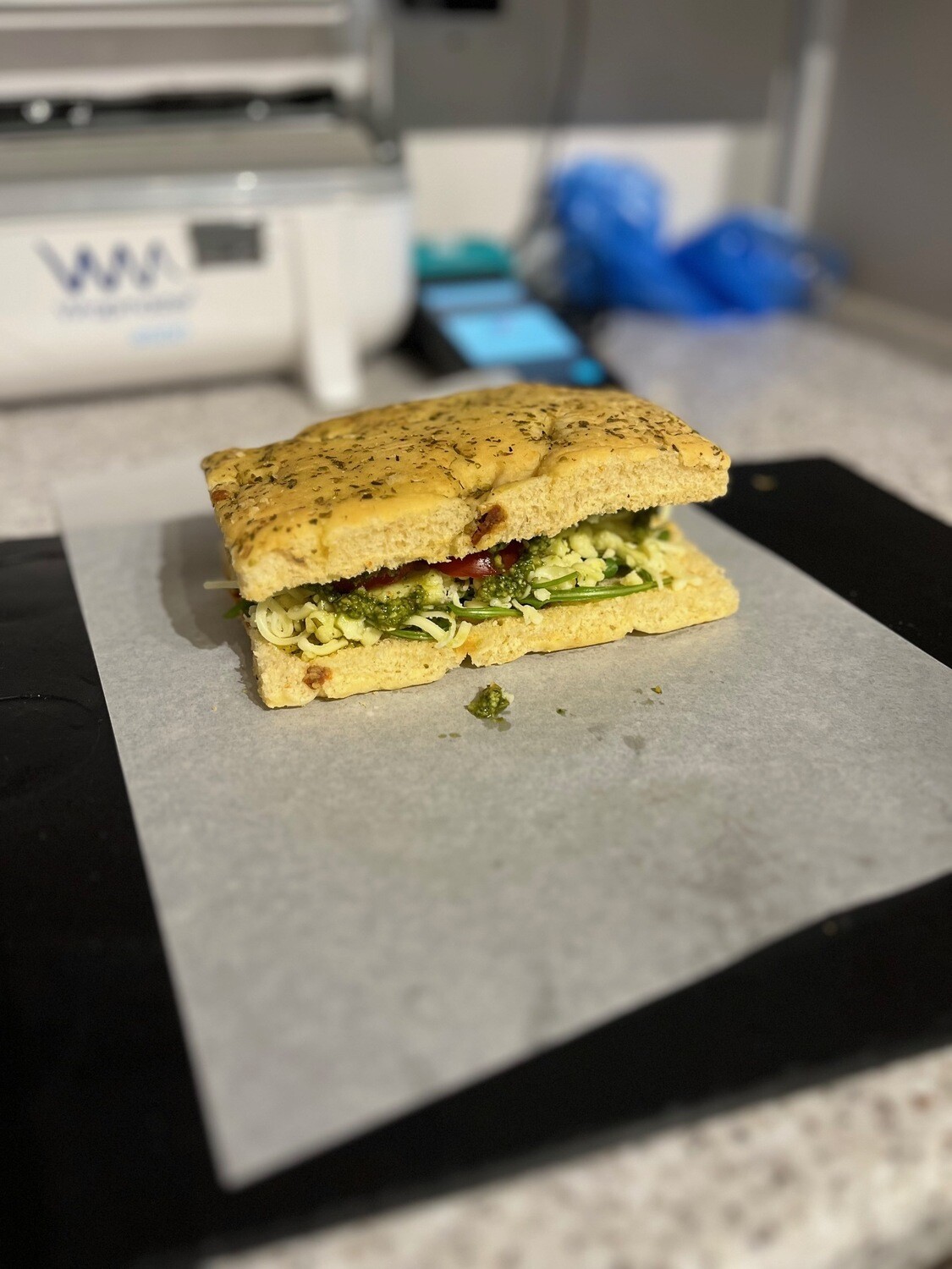 Mozzarella, Tomato, Pesto &amp; Rocket