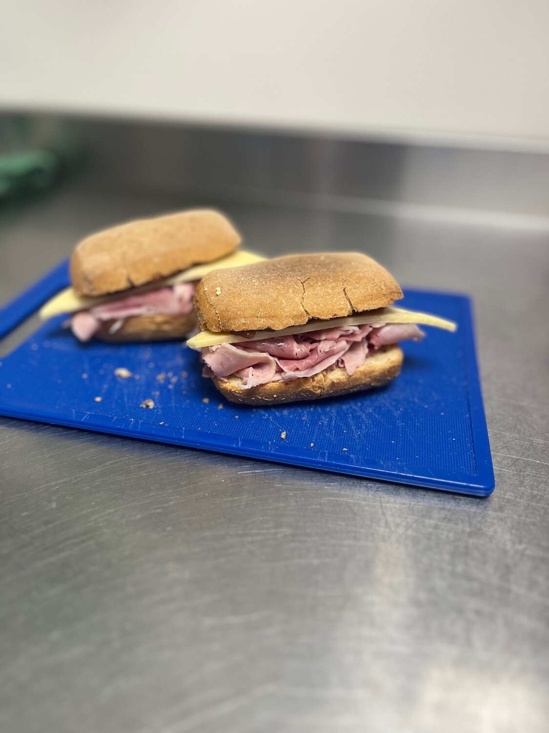 Cooked Ham, Swiss &amp; Red onion Chutney