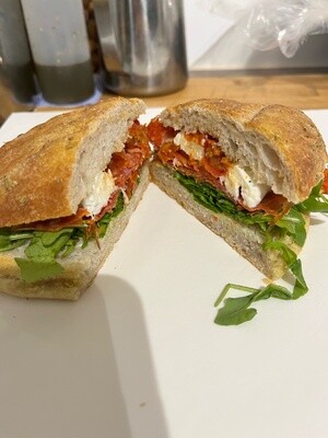 Ventricina, Mozzarella, Sunblushed Tomato
