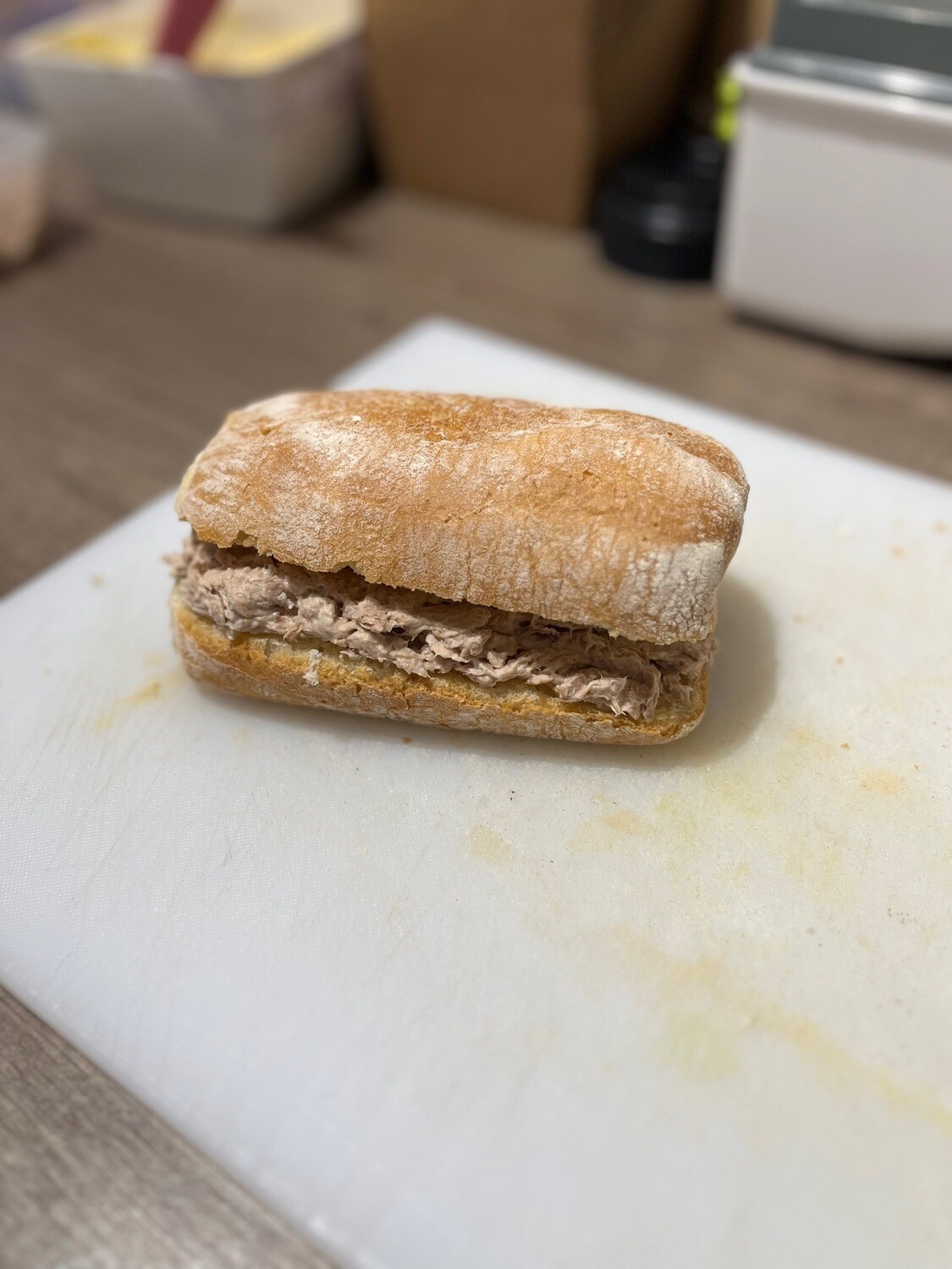 Tuna &amp; Swiss cheese