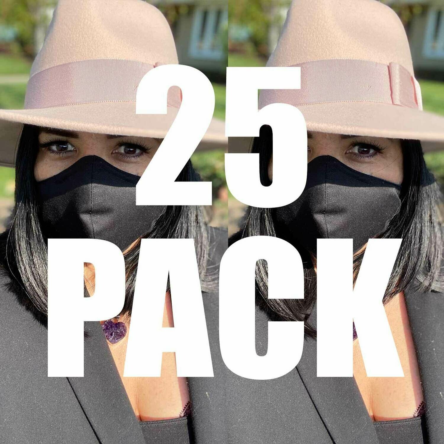 Dark Solid Color Mask - 15 Pack