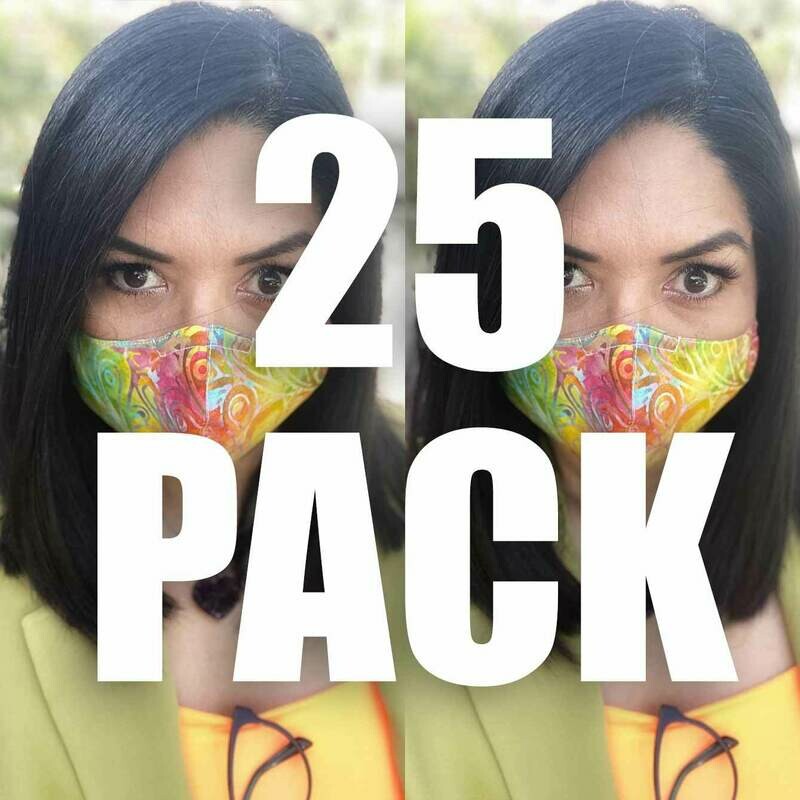Random Pattern Color Mask - 15 pack