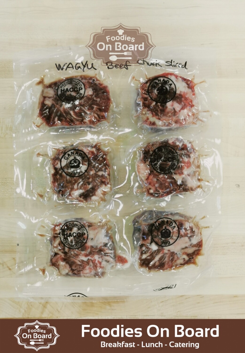 Wagyu Beef Sliced / 神户和牛切片(超薄片，可打火锅）(6x100g)