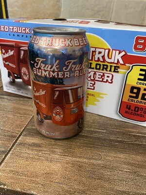 Beer - Red Truck Beer Summer Ale （4%，tropical flavor，low calorie）- 4can /  红卡车夏季特别版热带水果味啤酒 （低卡路里）4罐