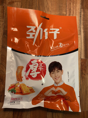 JinZai Spicy Thick Bean Curd /劲仔厚豆干（麻辣味）108g x1包
