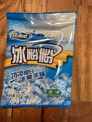 chinese stree food jelly powder mix-冰粉粉 （原味）x 1包40g