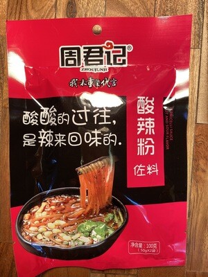 Hot and sour sauce for classic  周君记酸辣粉佐料（1包100g）