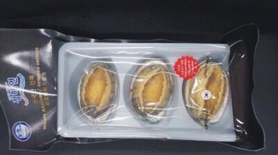 Whole Fresh Korean Abalone-215g Each package/ x3 whole piece / 整个新鲜韩国鲍鱼-3只一包