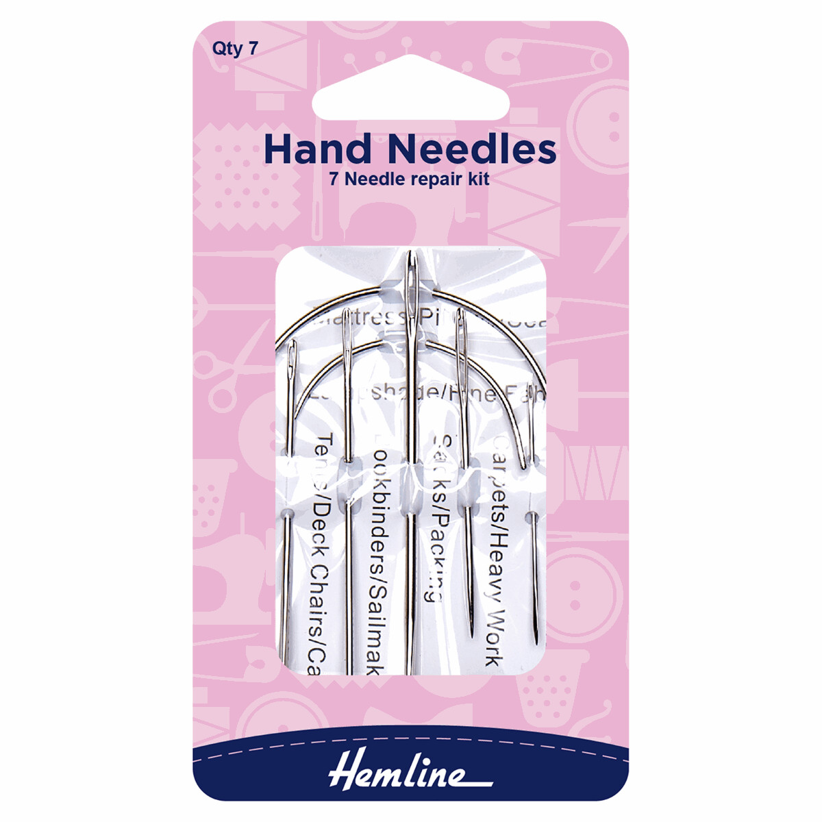 Hand Sewing Needles: Repair: 7 Pieces