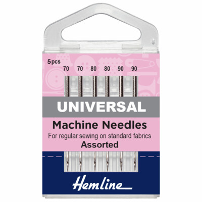 Sewing Machine Needles: Universal: Mixed: 6 Pieces