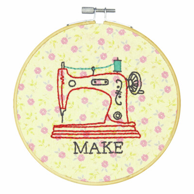 Make Sewing Machine Embroidery Kit with Hoop 72-74690