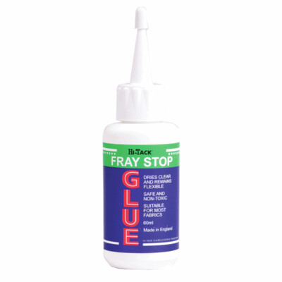 Adhesive: Hi-Tack Fray Stop Glue: 60ml (12)