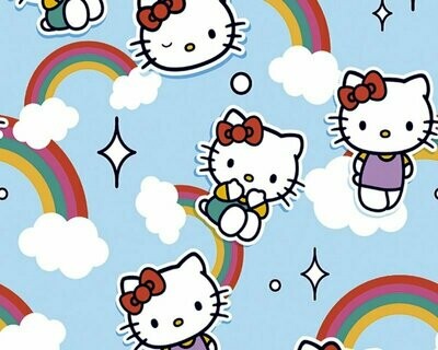 Little Johnny - Hello Kitty Rainbows Cotton