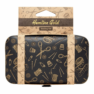 Sewing Kit: Hemline Gold Notions Print