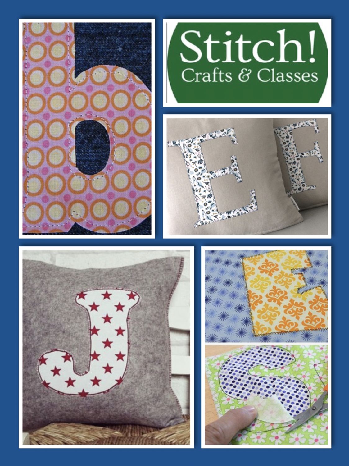 Learn to Sew A Personalised Cushion Cover! Friday 10th December, 11-1pm