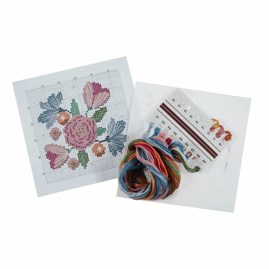 Counted Cross Stitch Kit: Floral sale