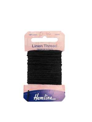 Linen Thread: 10m: Black