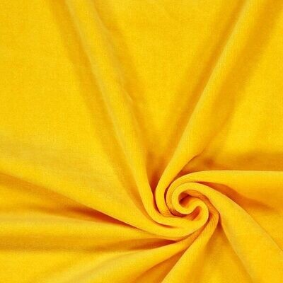 Plain Velour – yellow