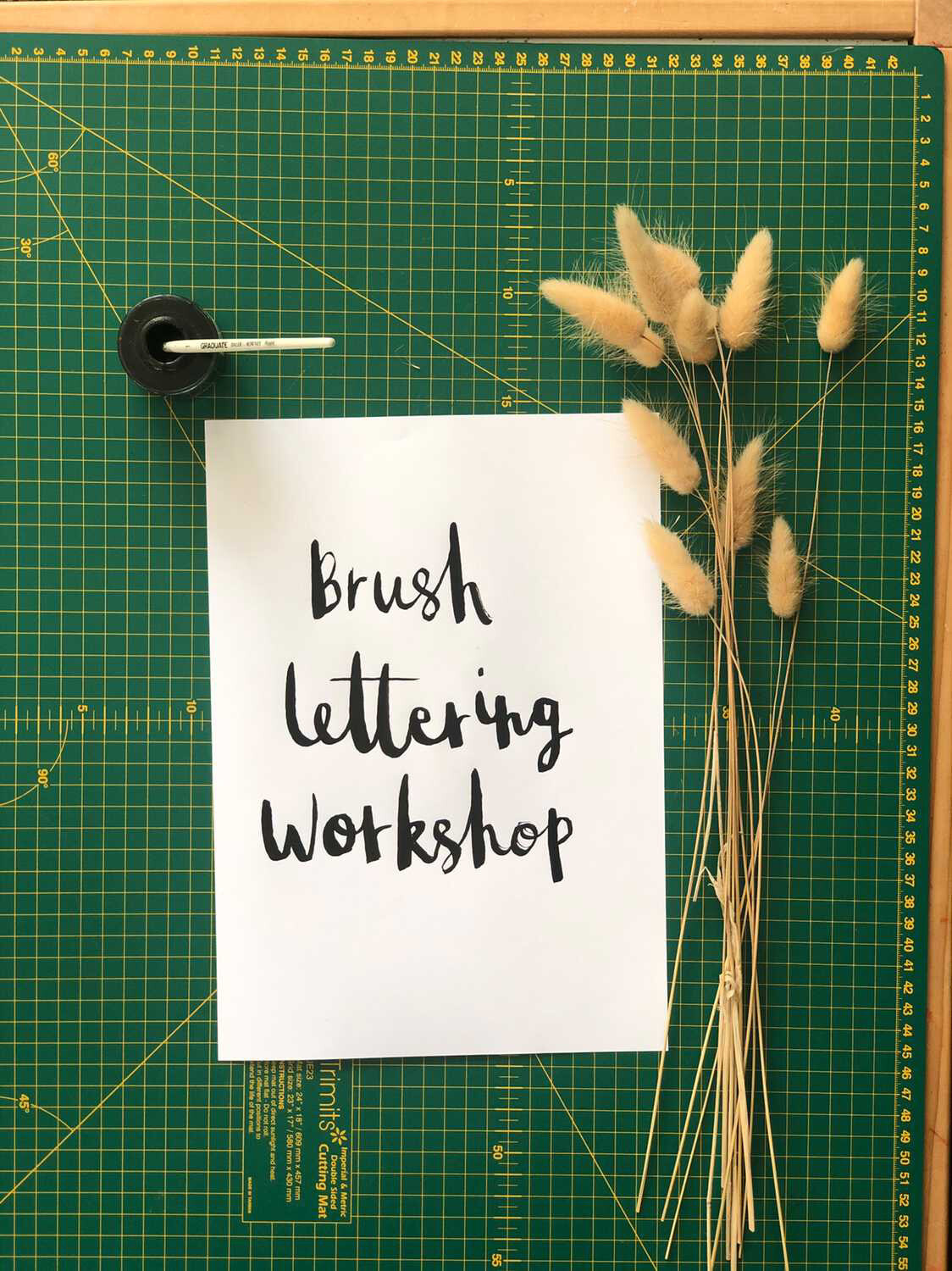 Brush Lettering Workshop!
Saturday 29th July 12:30-2:00
