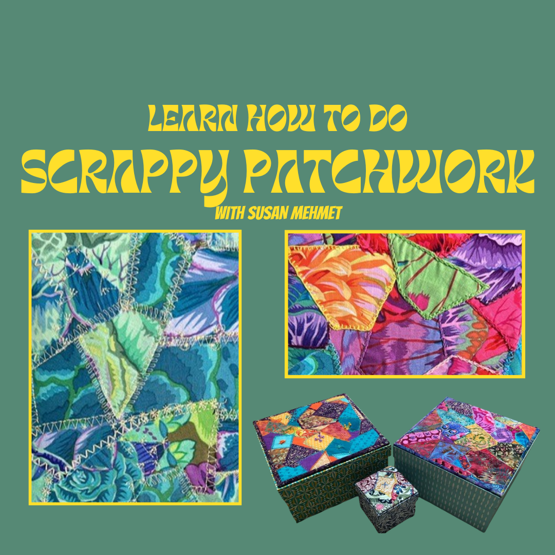 Learn How To Sew Scrappy Patchwork!
(NEW DATE COMING SOON)