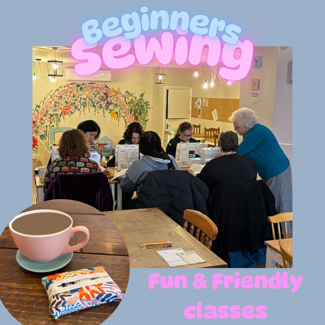 Sewing Machine Workshop for Beginners & Refreshers. Saturday 29th March, 11:00-12:30 at Holy Trinity Church, Winchmore Hill.