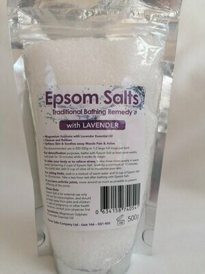 Epsom Salts With Lavender (500g)