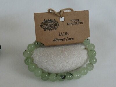 Jade Reiki infused Crystal Bracelet