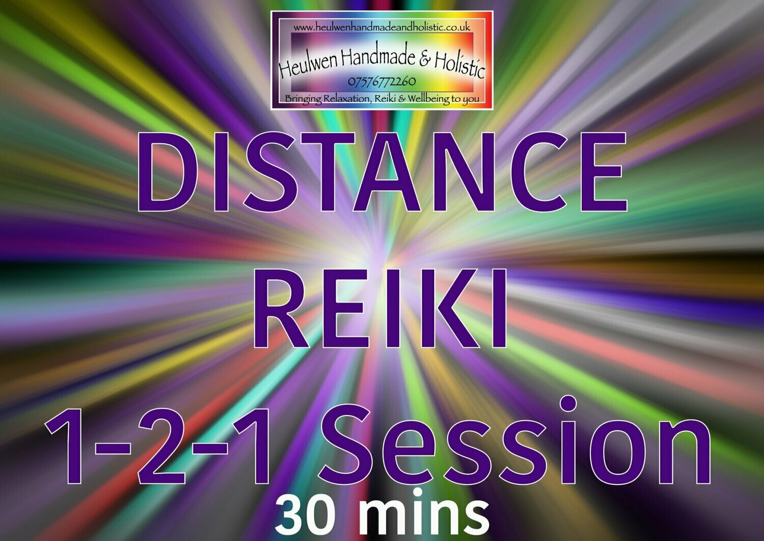 1-2-1 Remote / Distance Reiki Healing (30 mins) tailored for you or your animals /pets individual needs.