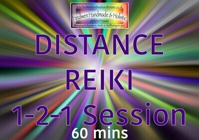 1-2-1 Remote / Distance Reiki Healing (1 hour) tailored to you or your animals /pets individual needs.