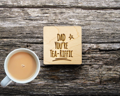 Personalised drinks coaster