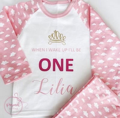 Cloud Print &#39;Birthday Eve&#39; Pyjamas